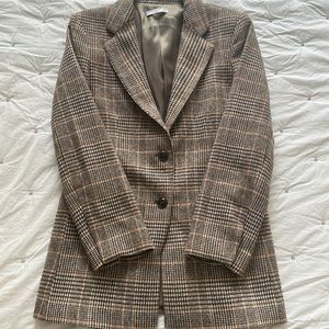 MNG Plaid blazer, fully lined